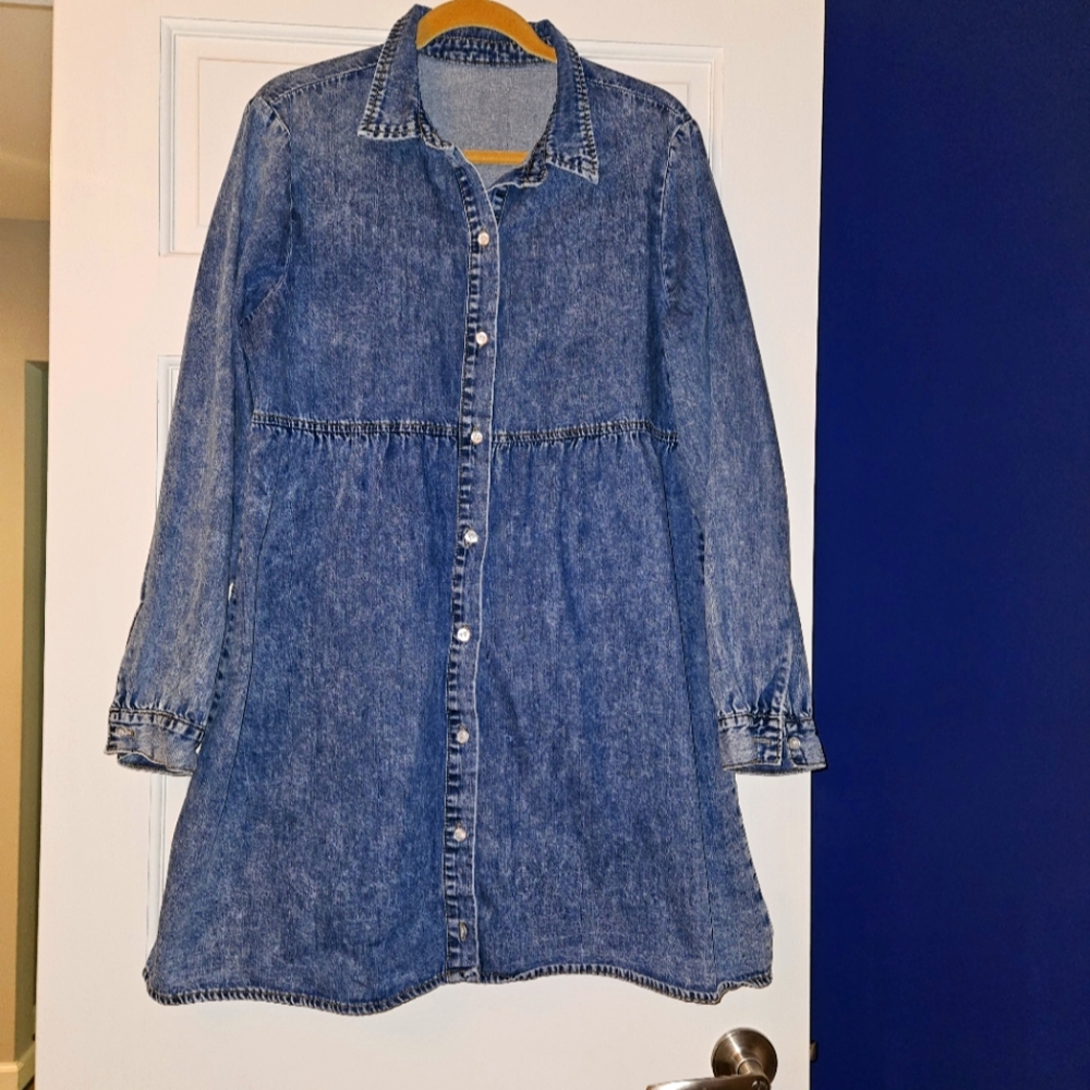 Brand New Never Worn Denim Dress No Tags